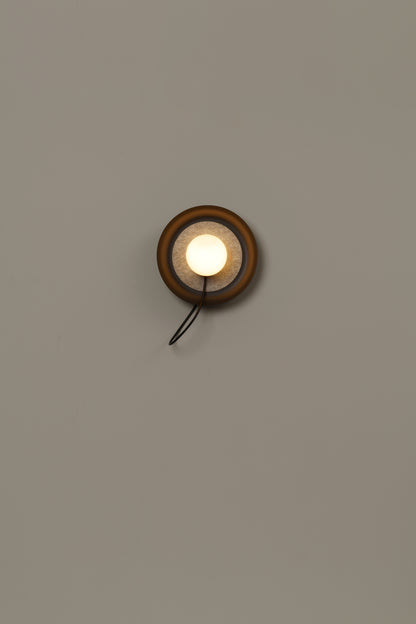 Wire-wandlamp 24 cm G9, gestructureerd antracietgrijs