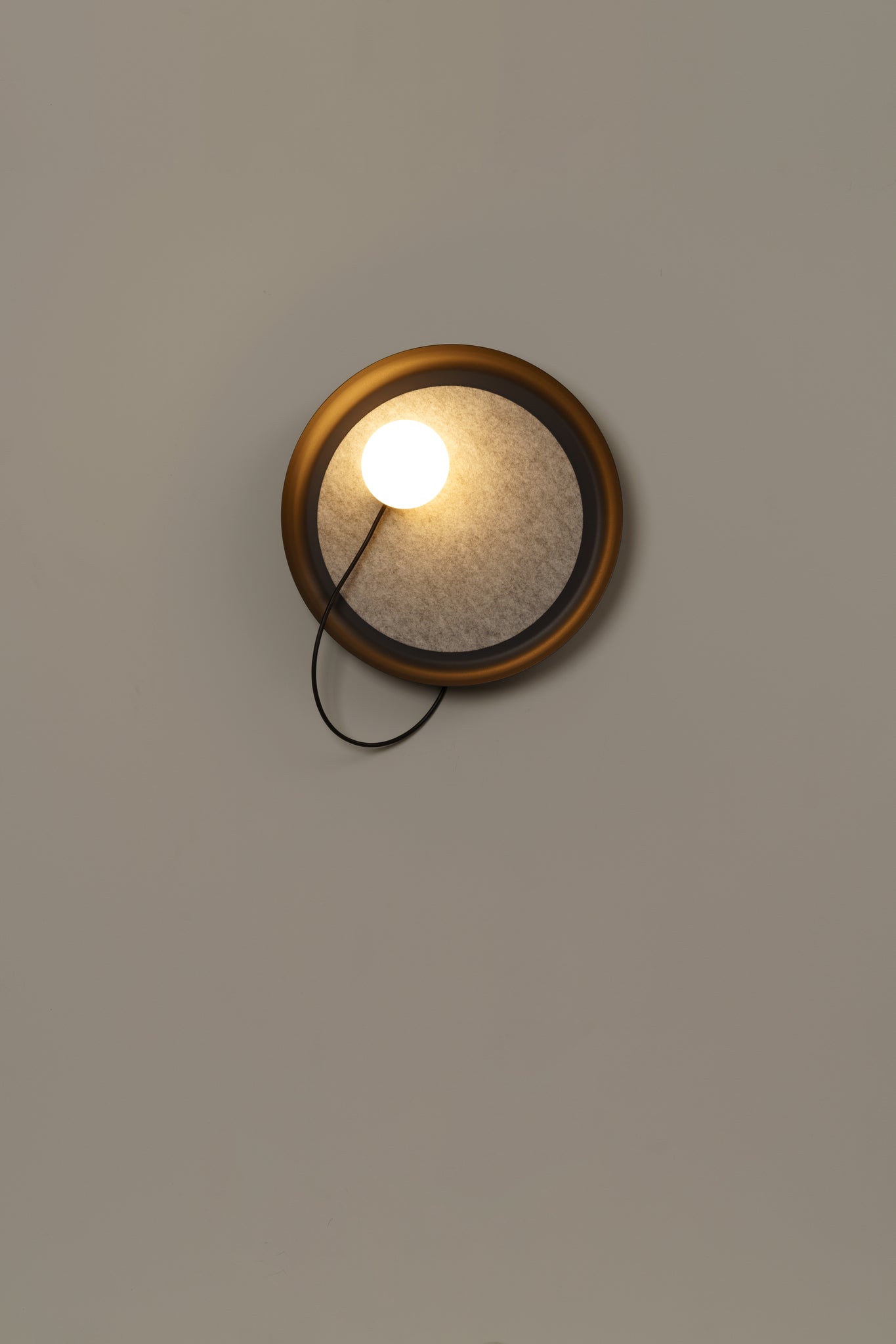 Wire wandlamp @ 38 cm G9 gestructureerd antracietgrijs