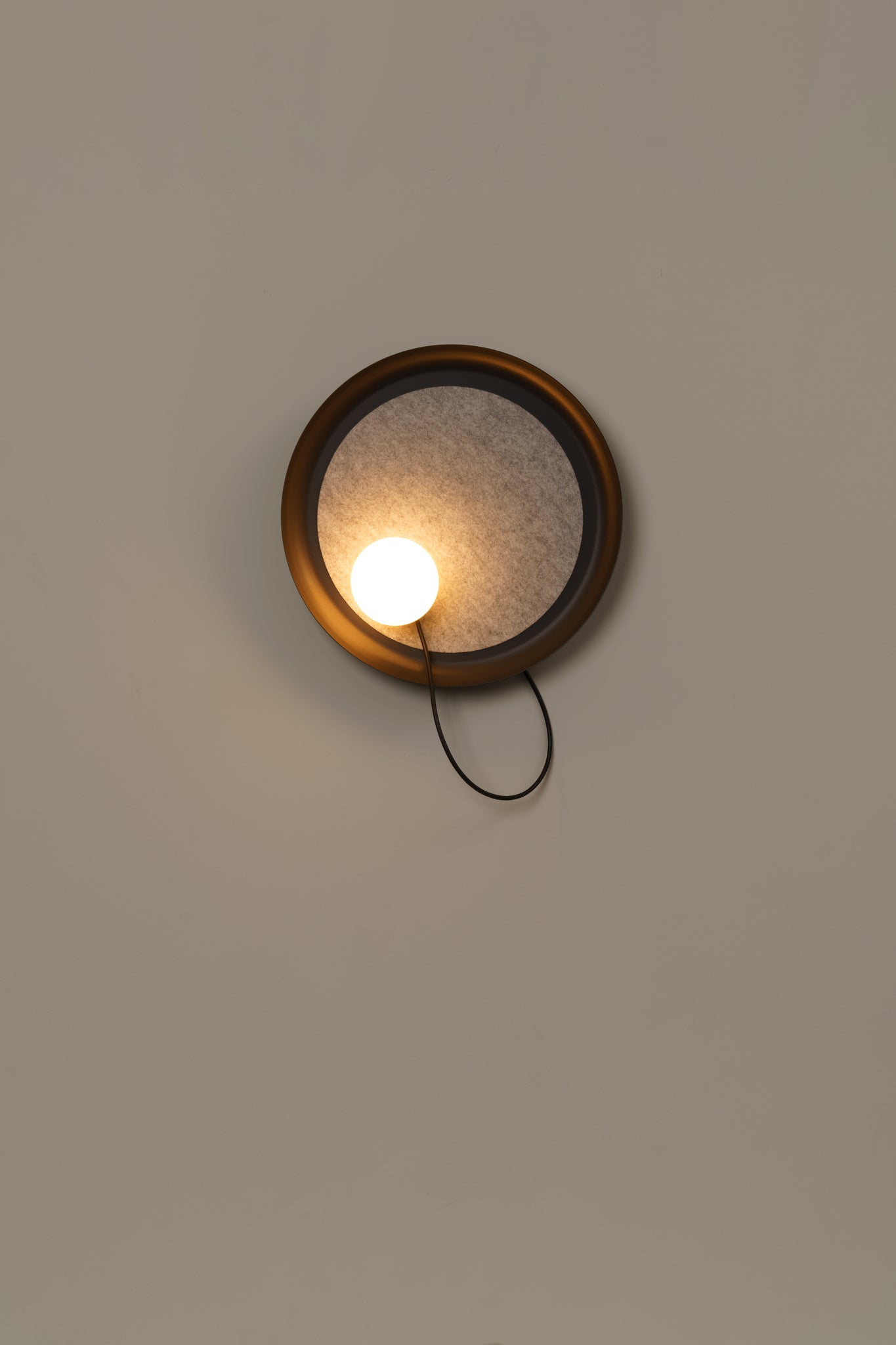 Wire wandlamp @ 38 cm G9 gestructureerd antracietgrijs
