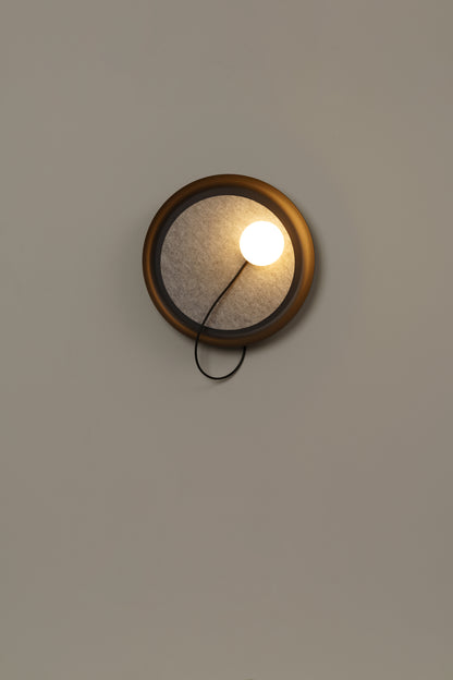 Wire wandlamp @ 38 cm G9 gestructureerd antracietgrijs