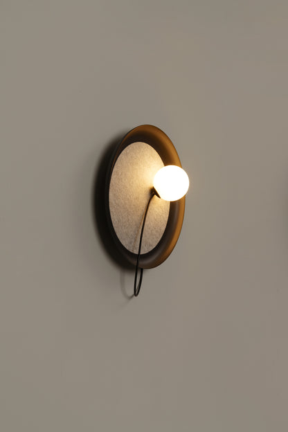Wire wandlamp @ 38 cm G9 gestructureerd antracietgrijs