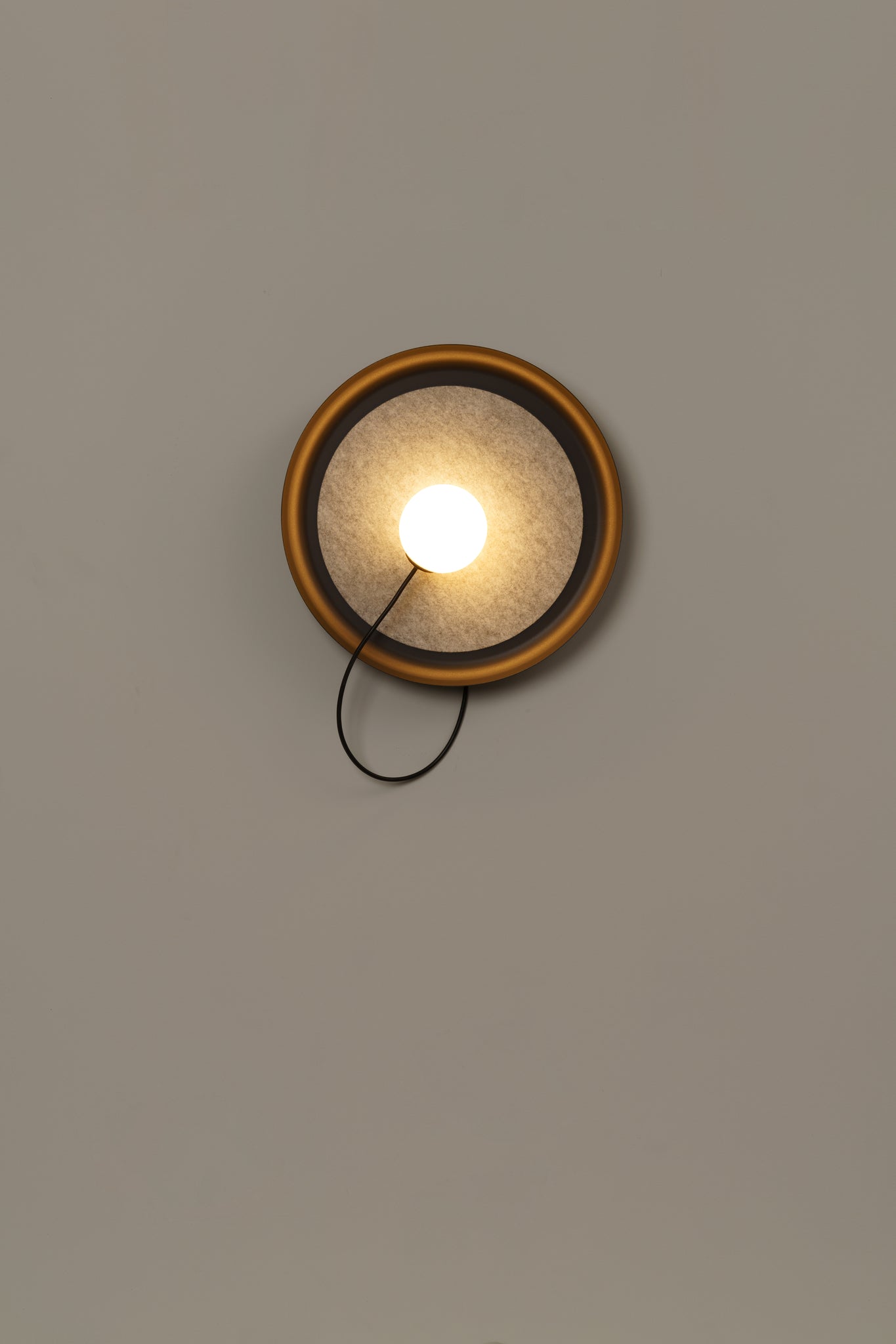 Wire wandlamp @ 38 cm G9 gestructureerd antracietgrijs
