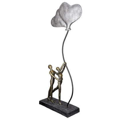 Sculptuur Liefdesballon H.48 cm