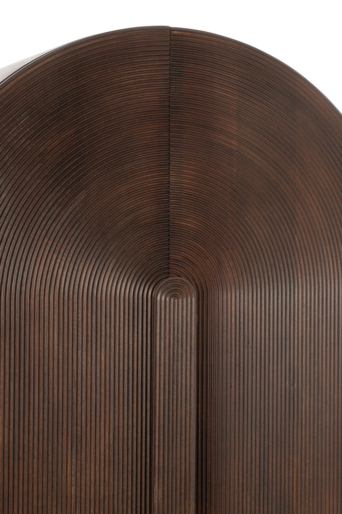 Plank Aura Mangohout/Metaal Bruin