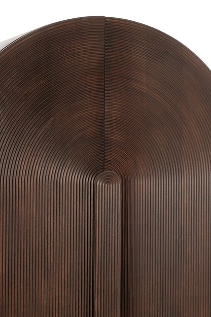 Plank Aura Mangohout/Metaal Bruin