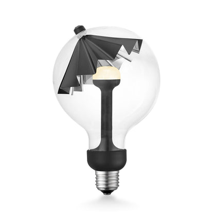 dimbare LED lamp Umbrella zwart-zilver E27 5W 400Lm