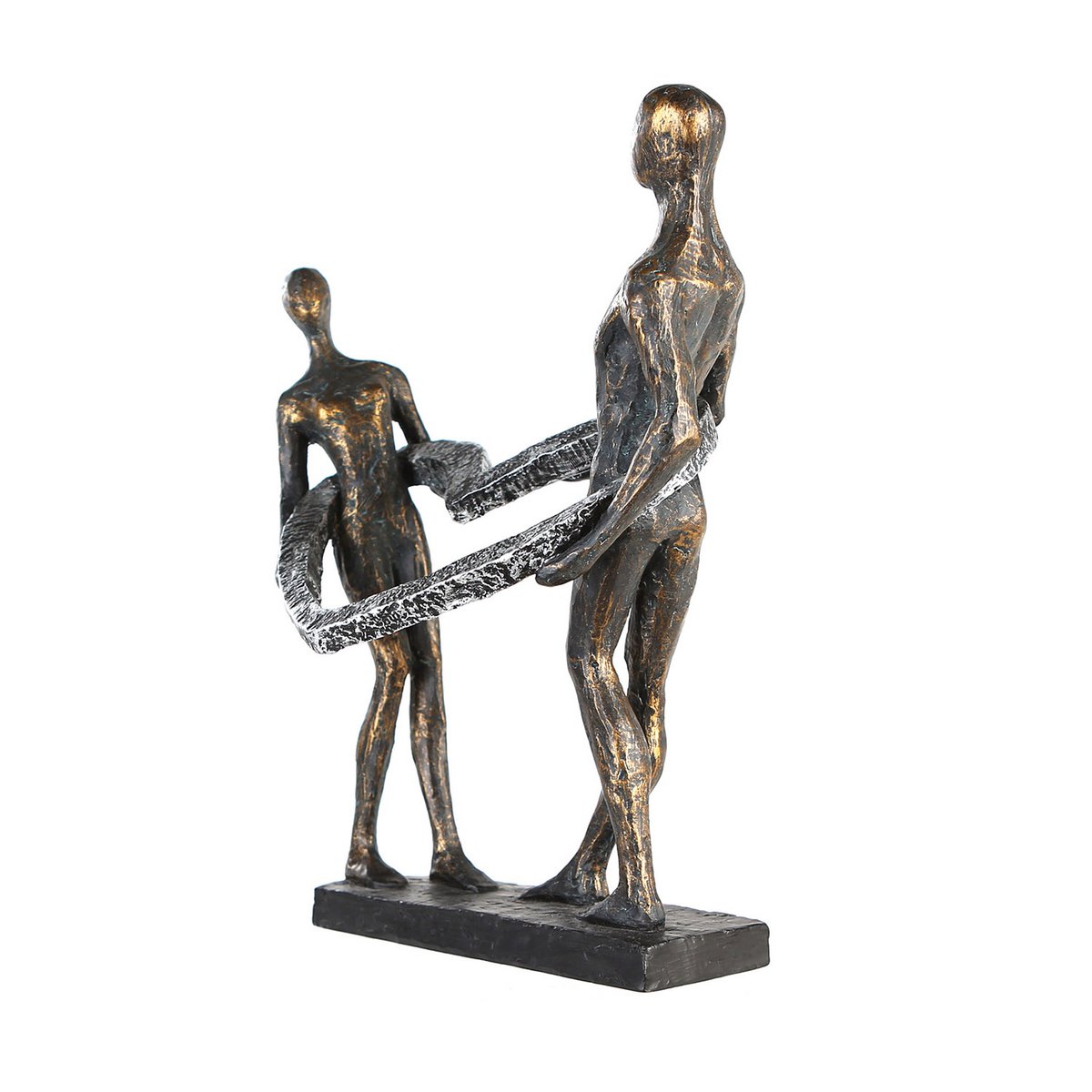 Polysculptuur &quot;Connected&quot; bronzen afwerking