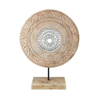 Sculptuur rond wiel H.46 cm