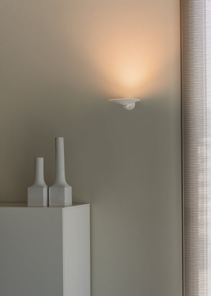 Pla wandlamp LED gestructureerd wit