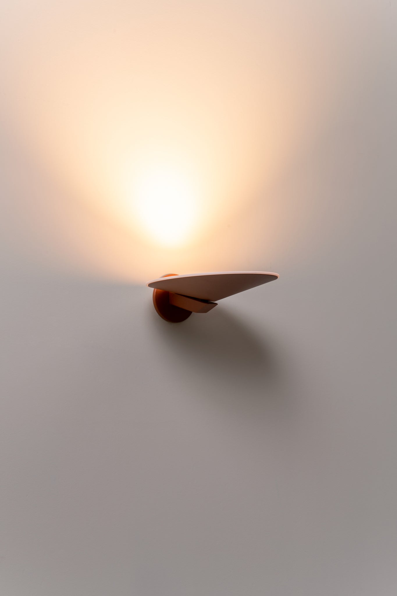 Pla wandlamp LED metallic koper