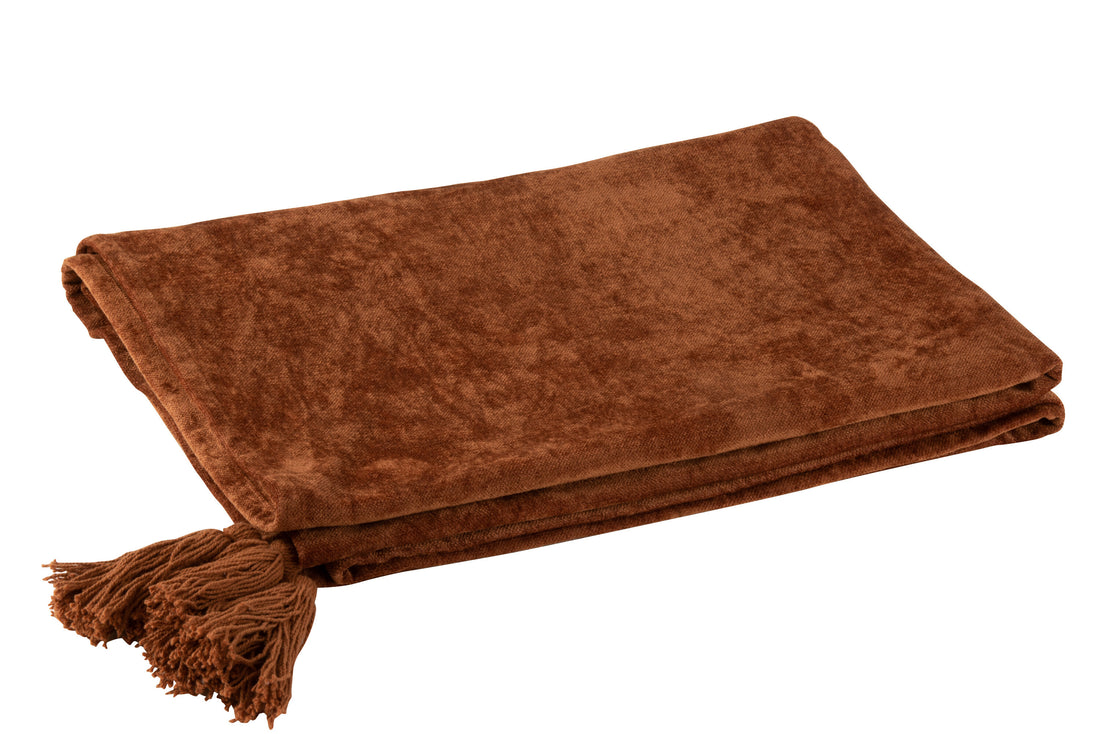 Geruite Kwast Katoen Roest