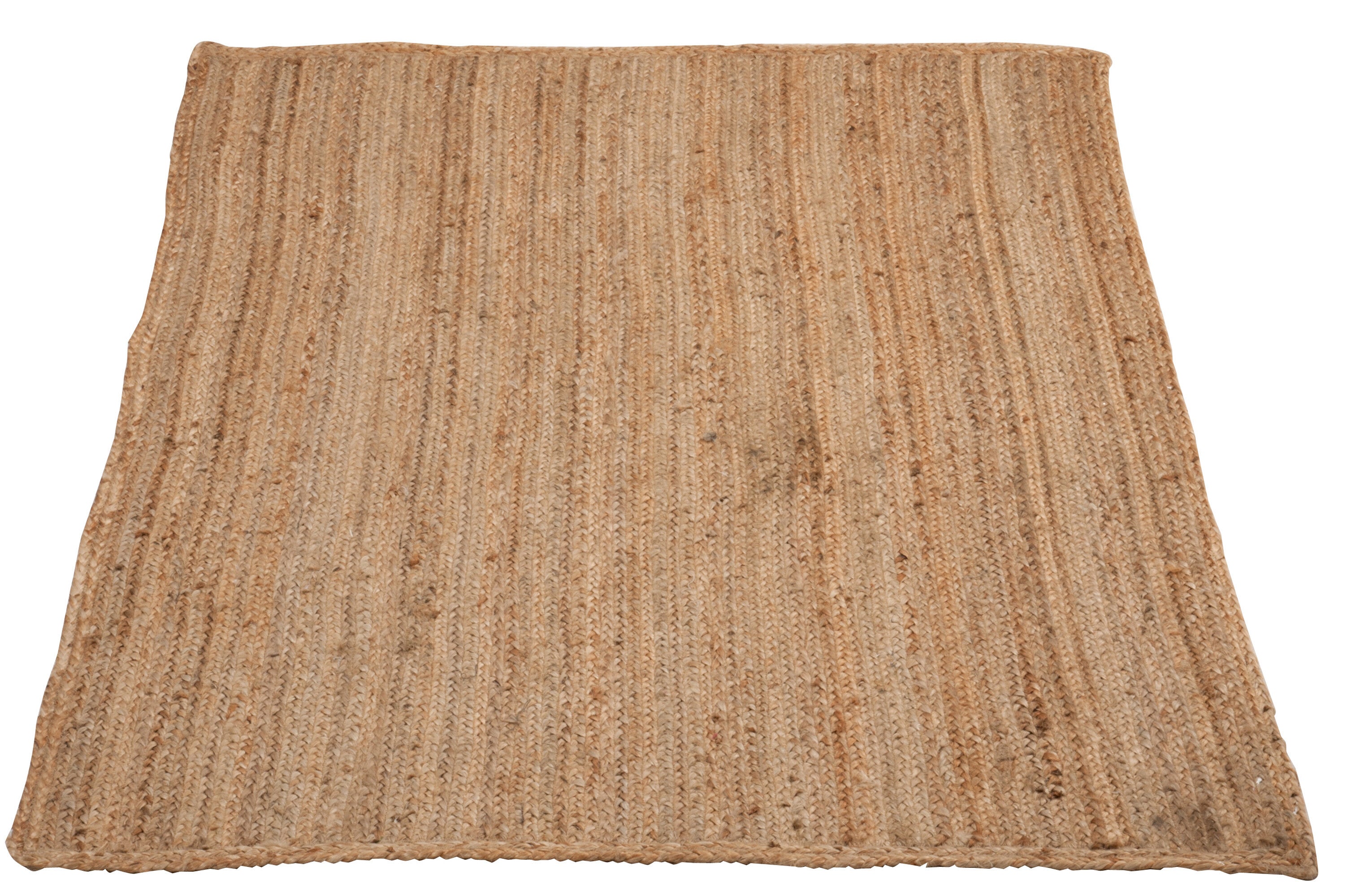 J-Line Tapijt Rechthoek Jute Naturel - Vloerkleed 180.00 x 120.00 cm