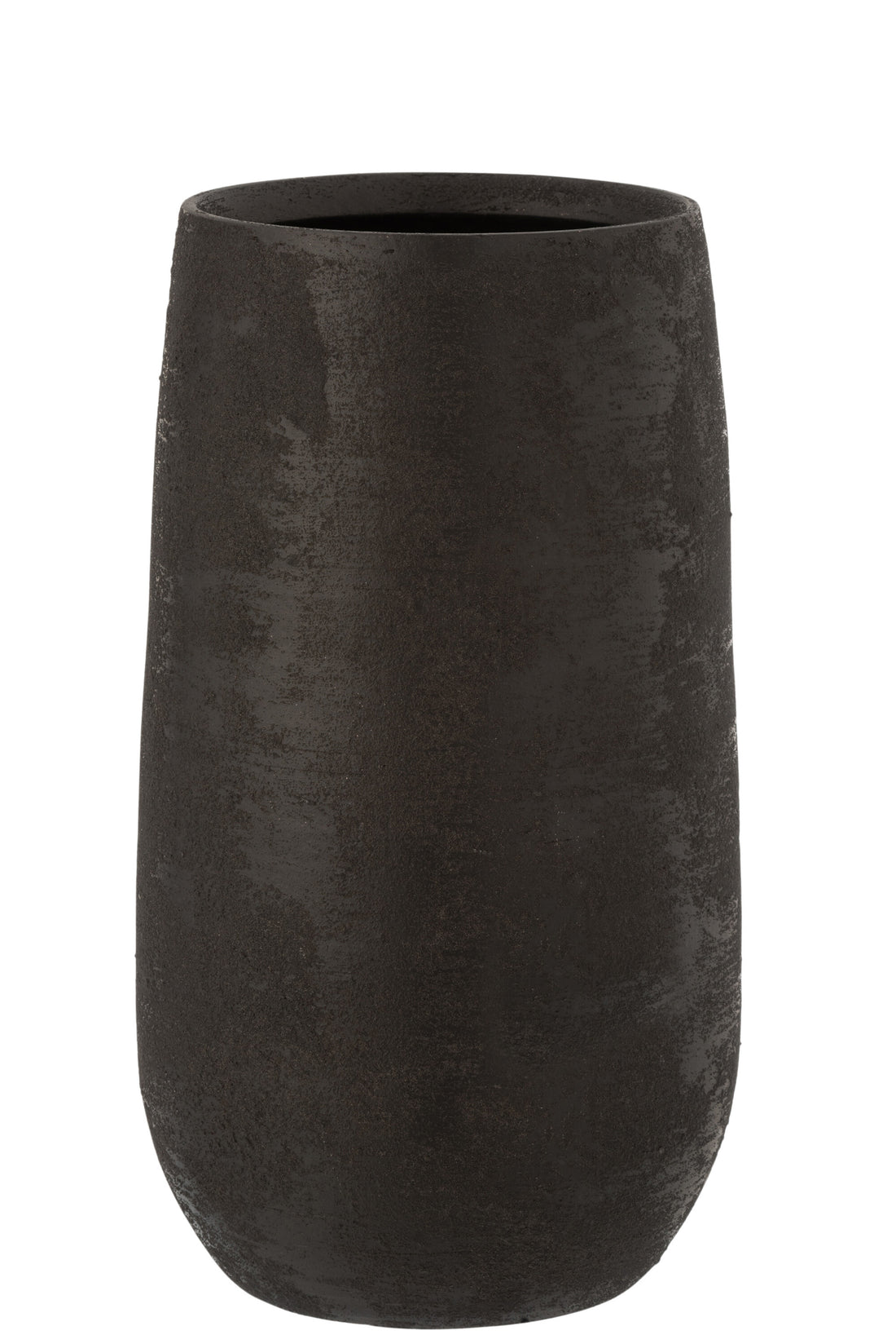 Vaas Onregelmatig Ruw Keramiek Zwart Groot