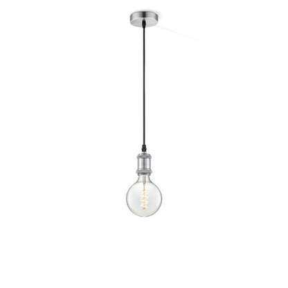 hanglamp chroom vintage - G125 - dimbaar E27 helder