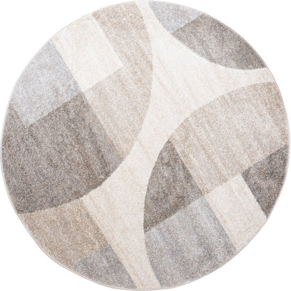 Vloerkleed Tanno Beige Rond ø200 cm