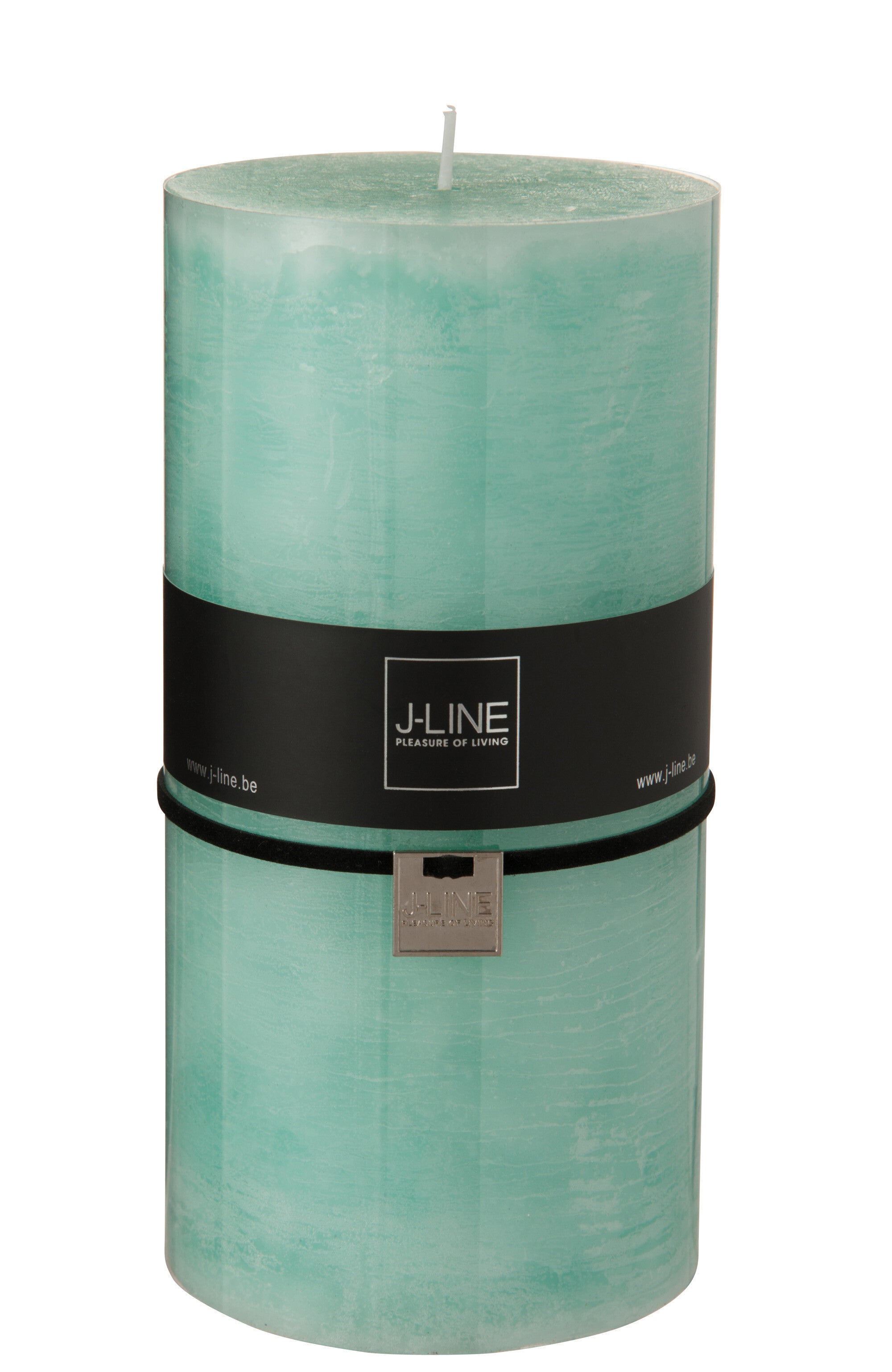 J-Line cilinderkaars - aqua - XXL - 140U