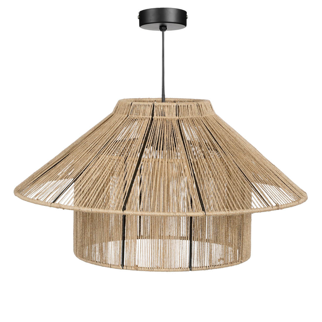 Belvivere Ilsa Hanglamp Jute - Lichtbruin