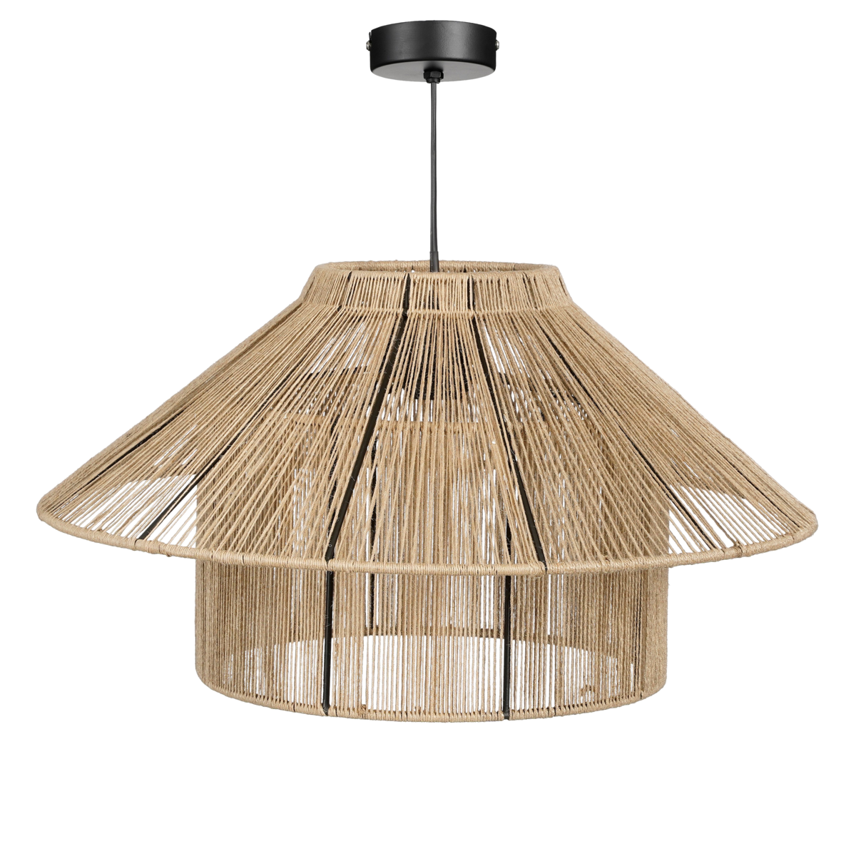 Belvivere Ilsa Hanglamp Jute - Lichtbruin