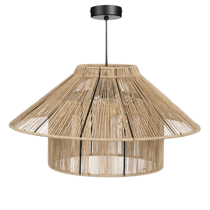 Belvivere Ilsa Hanglamp Jute - Lichtbruin