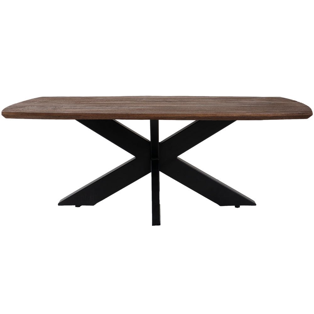 Eettafel Felix – Espresso Mangohout – 220 x 100 cm