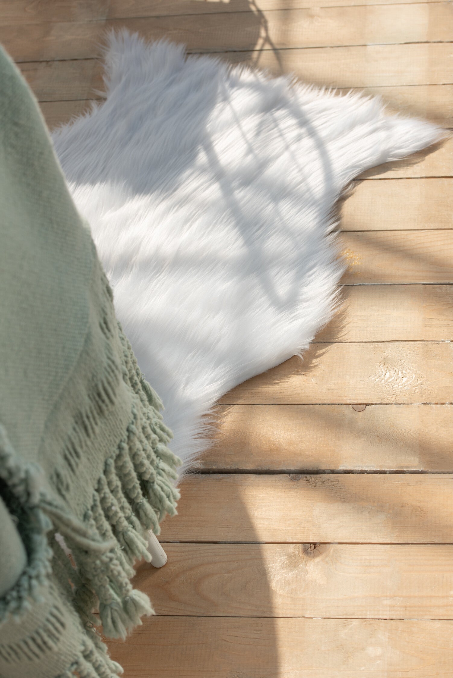 Vloermat Nepbont Wit