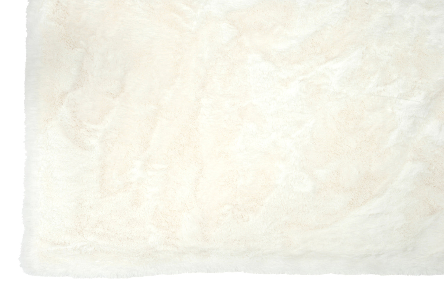 J-Line Plaid Cutie - Fleece Deken – Polyester – 180x130 cm – Wit