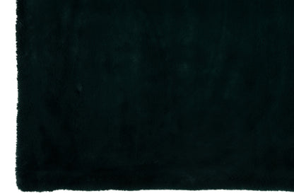 J-Line Plaid Cutie - Polyester – 180x130 cm – Donkergroen