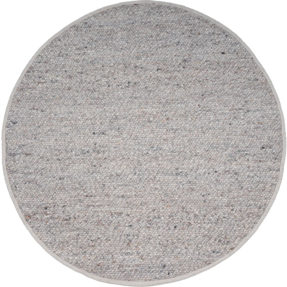 Vloerkleed Stone Licht Grijs 421 – Rond ø200 cm