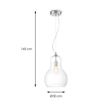 Hanglamp Bello Big - Helder - 30x30x145cm