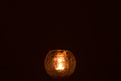 Orkaan Lichtbal Craquelure Glas Parel Effect Paars Klein