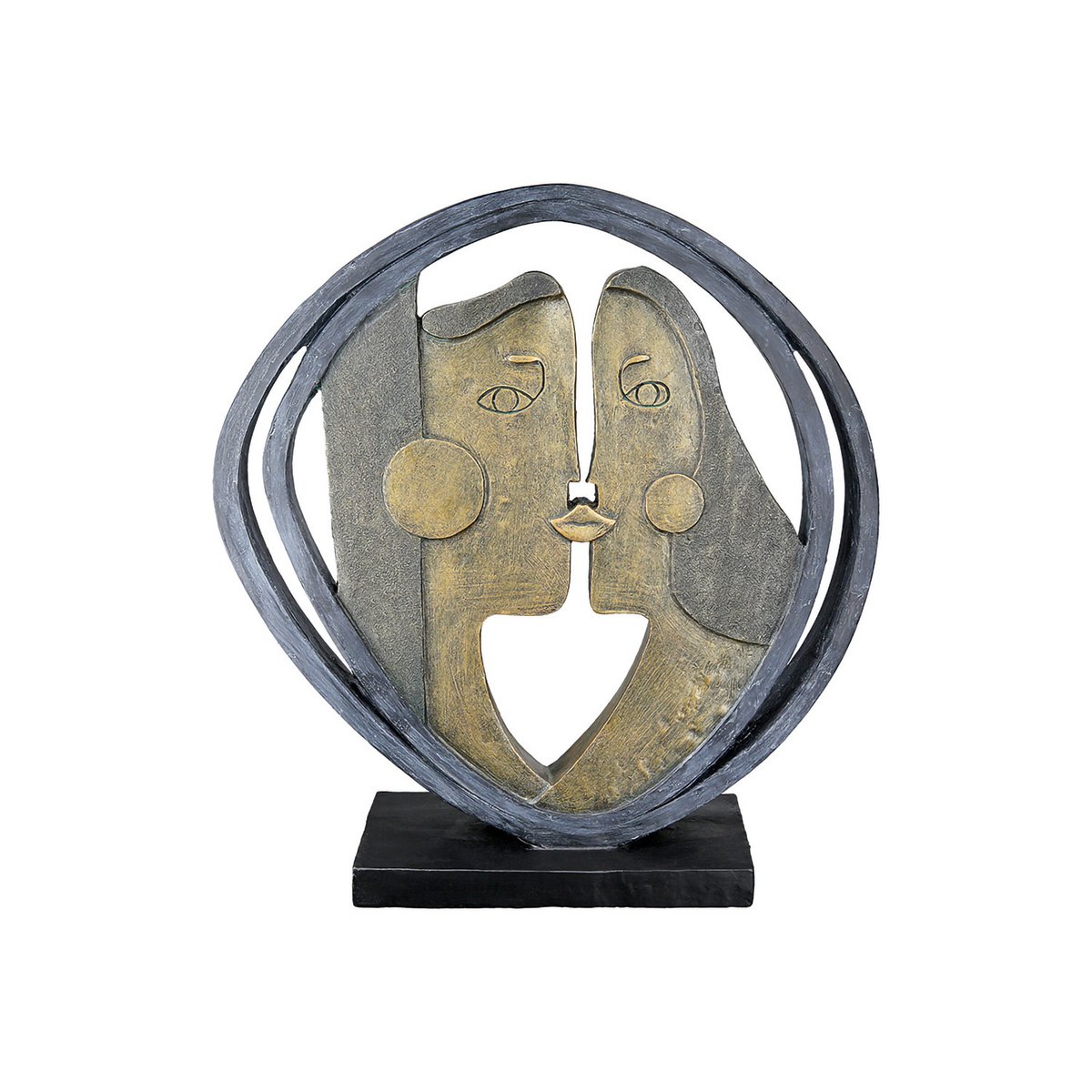 Sculptuur rond Abstract H.31 cm