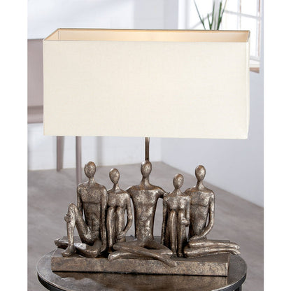 Poly lamp &quot;Group&quot; antiek grijs/goud