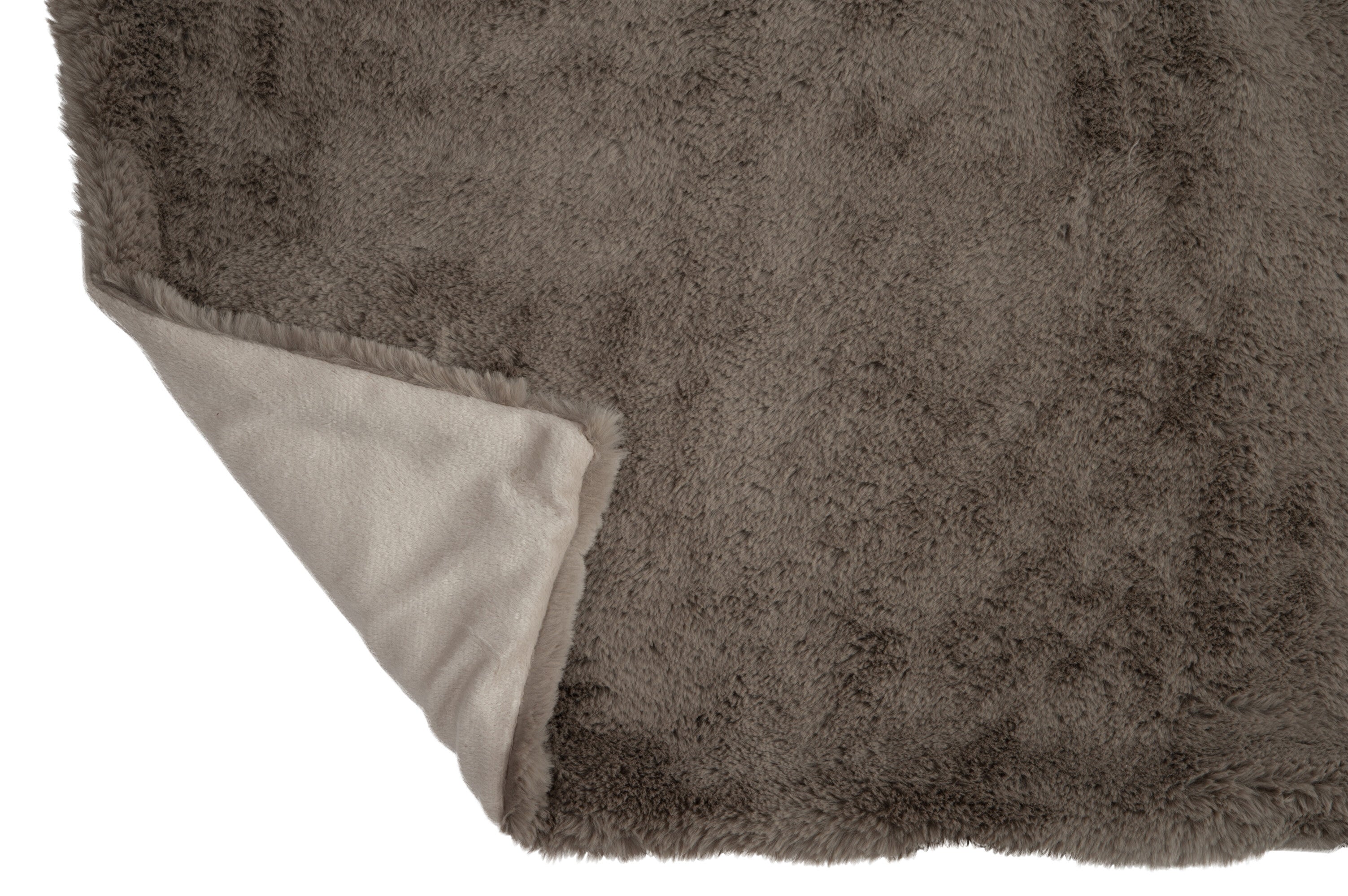 J-Line Plaid Cutie - Fleece Deken – Polyester – 180x130 cm – Muisgrijs