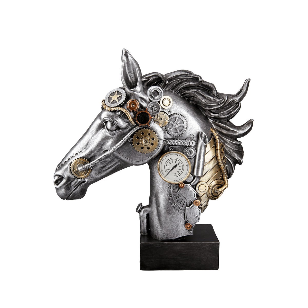 Polysculptuur &quot;Steampunk Paard&quot;