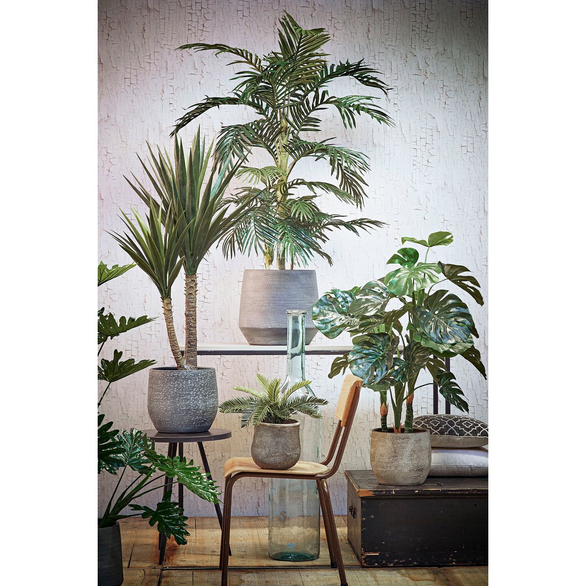 Areca palm Kunstplant - H150 x Ø100 cm - groen