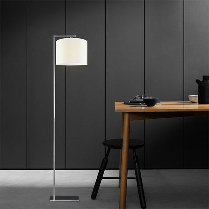 vloerlamp voet Block 28/28/155cm - Geborsteld staal