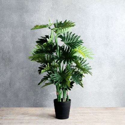 Philodendron Kunstplant - H120 x Ø80 cm - Groen