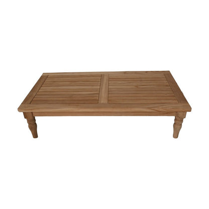 Bahama Salontafel Tuin - 125x70x30 - Naturel - teak