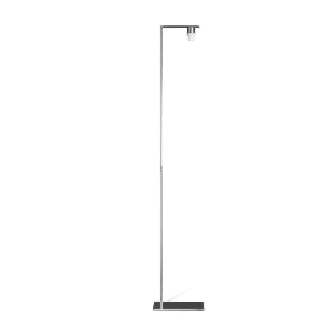 vloerlamp voet Block 28/28/155cm - Geborsteld staal