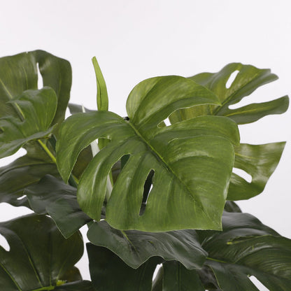 Monstera Kunstplant in Bloempot Stan - H48 x Ø39 cm - Groen