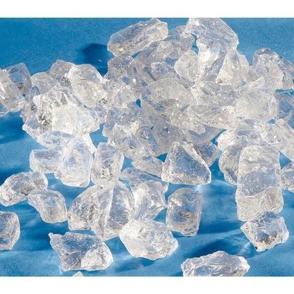 Decoratieve glasgranulaatstenen (4-10 mm), 1kg, transparant, waterdicht, stofvrij