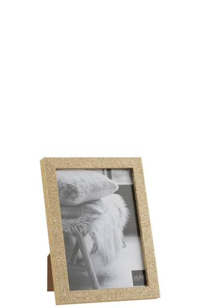 Fotolijst 13X18 Glitter Hout Goud Medium