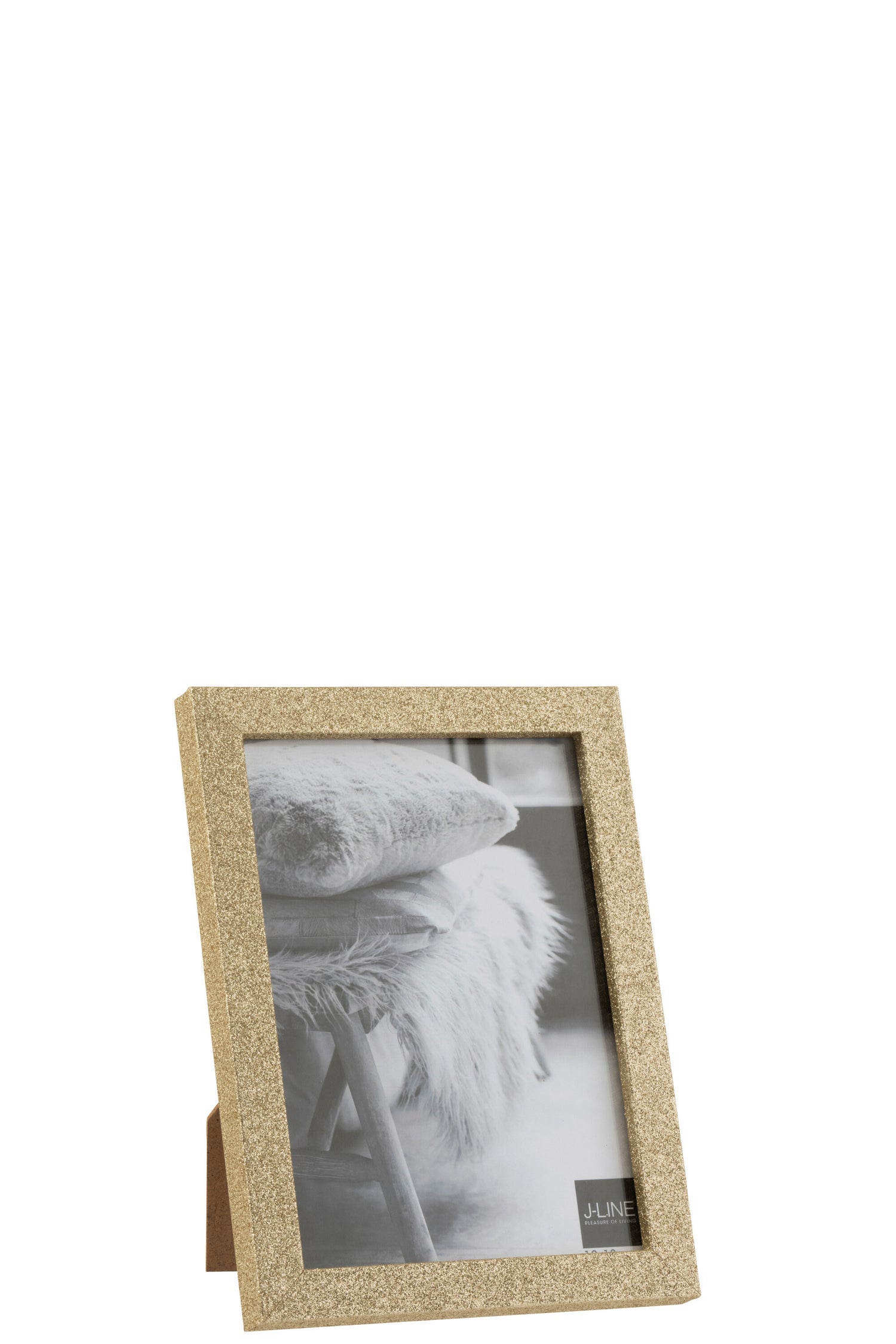 Fotolijst 13X18 Glitter Hout Goud Medium