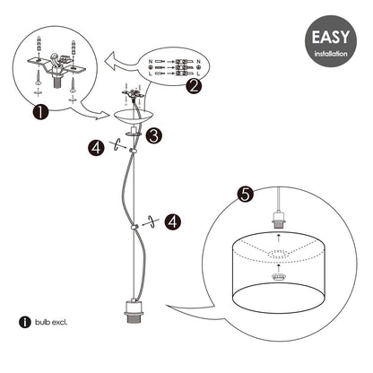 verlichtingspendel Basic Deluxe - Geborsteld staal