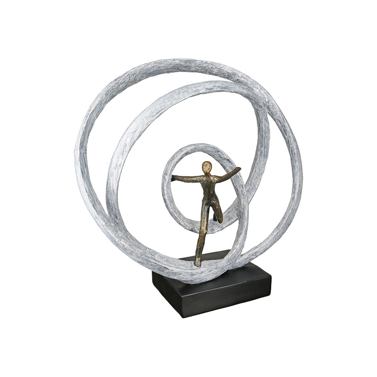 Sculptuur rond Bevrijding H.35 cm