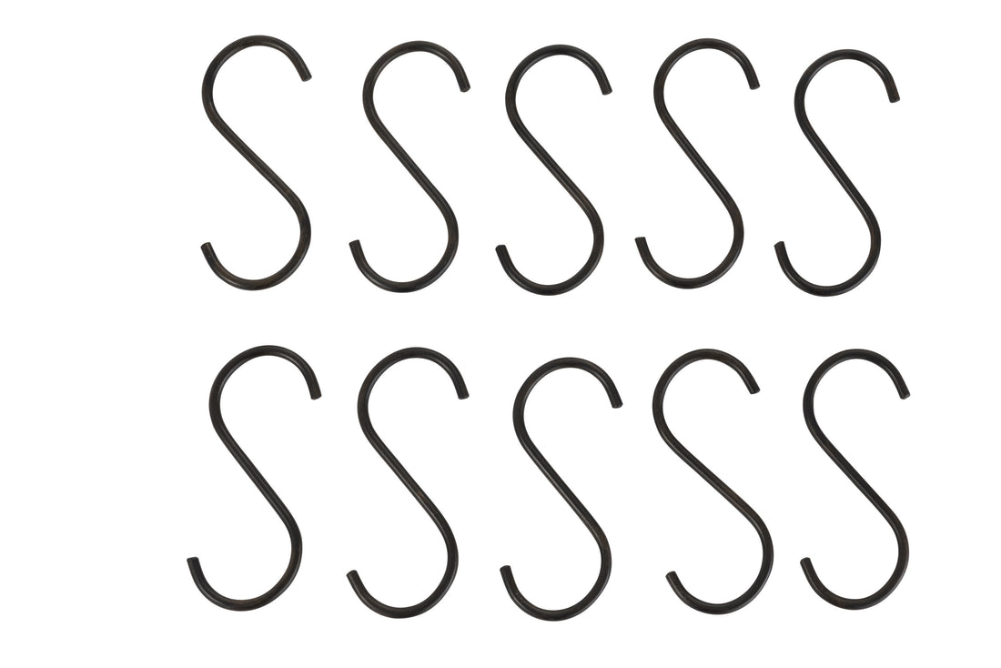 Haak S-vorm Metaal Zwart