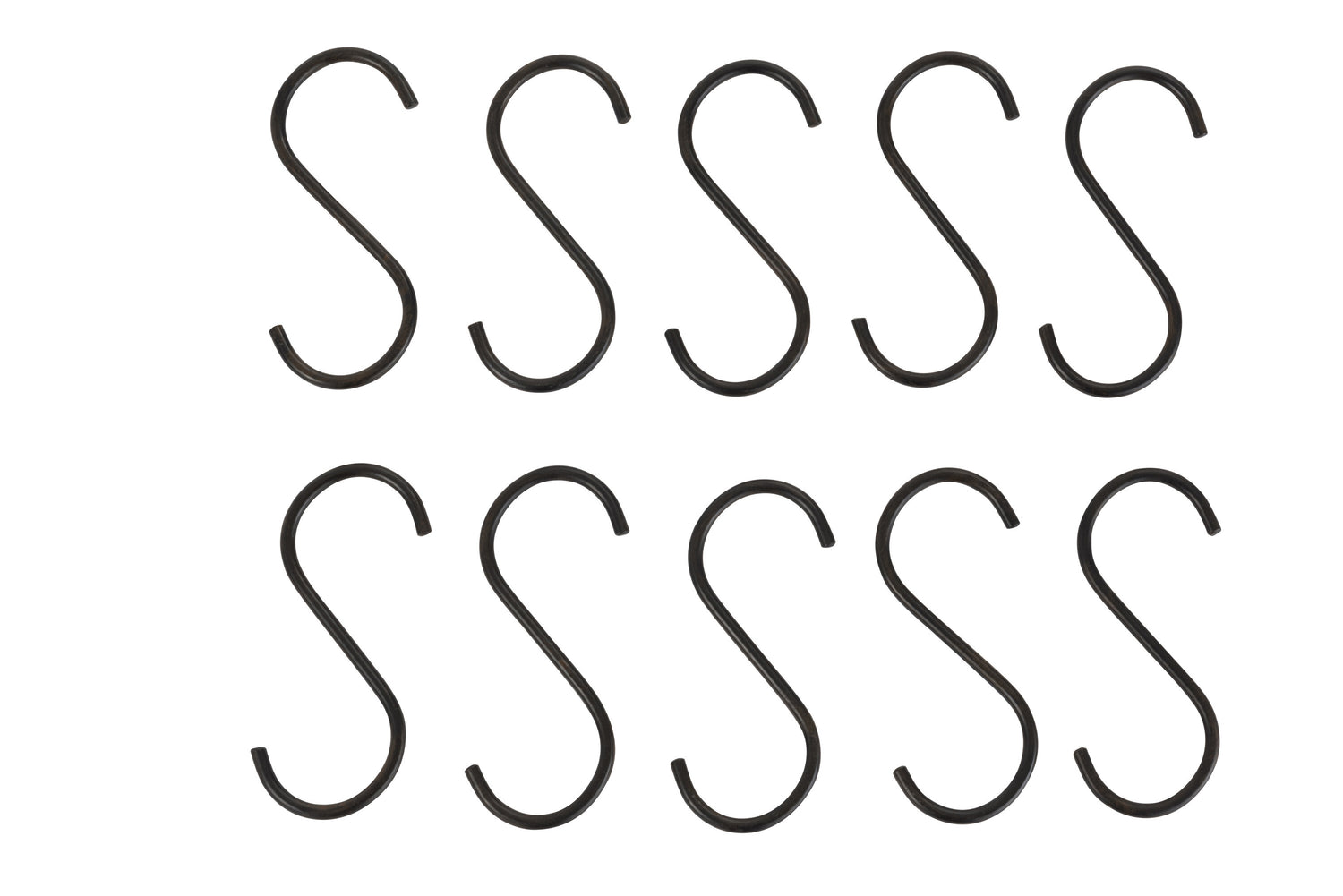 Haak S-vorm Metaal Zwart