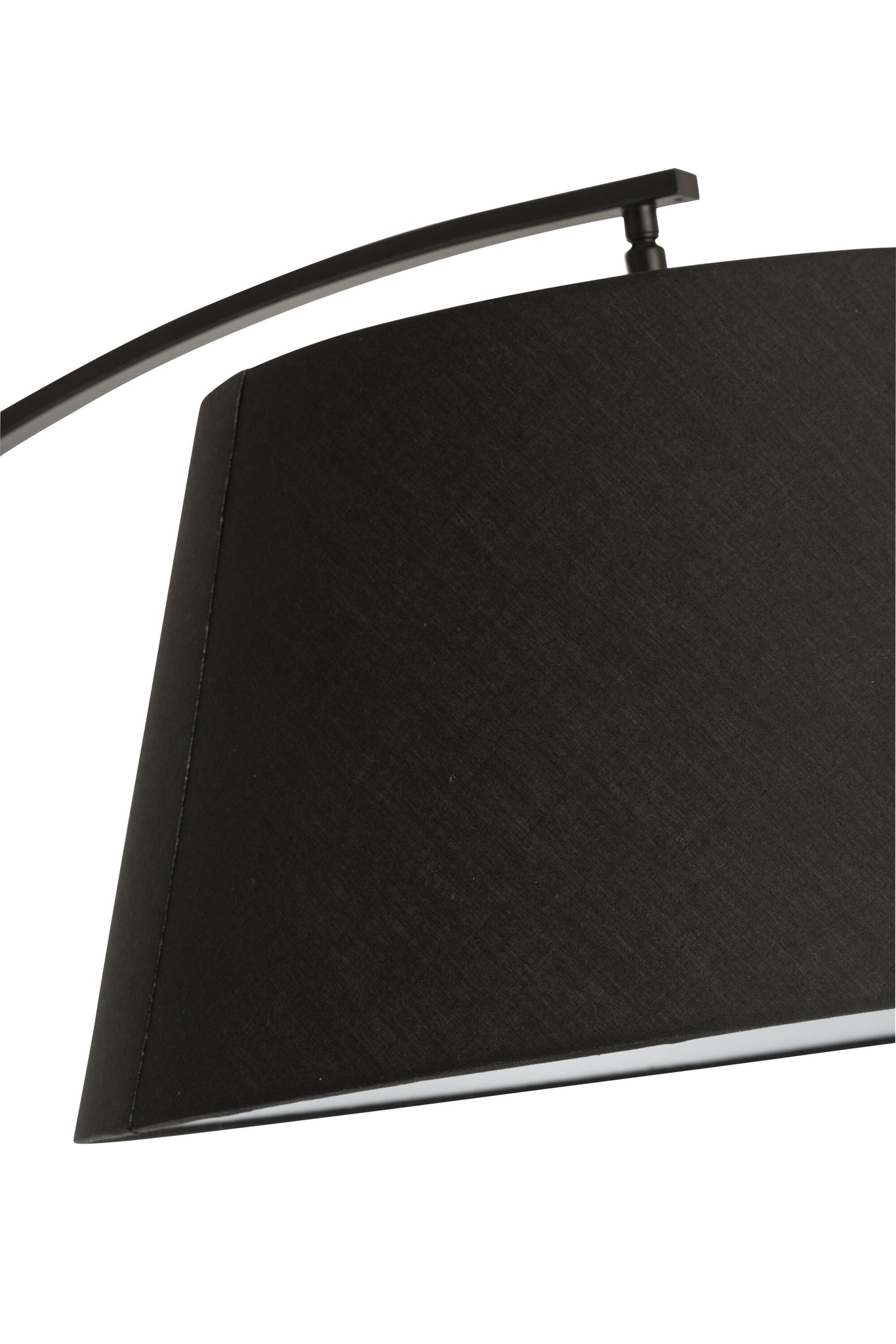 Lamp Staande Boog Metaal Zwart