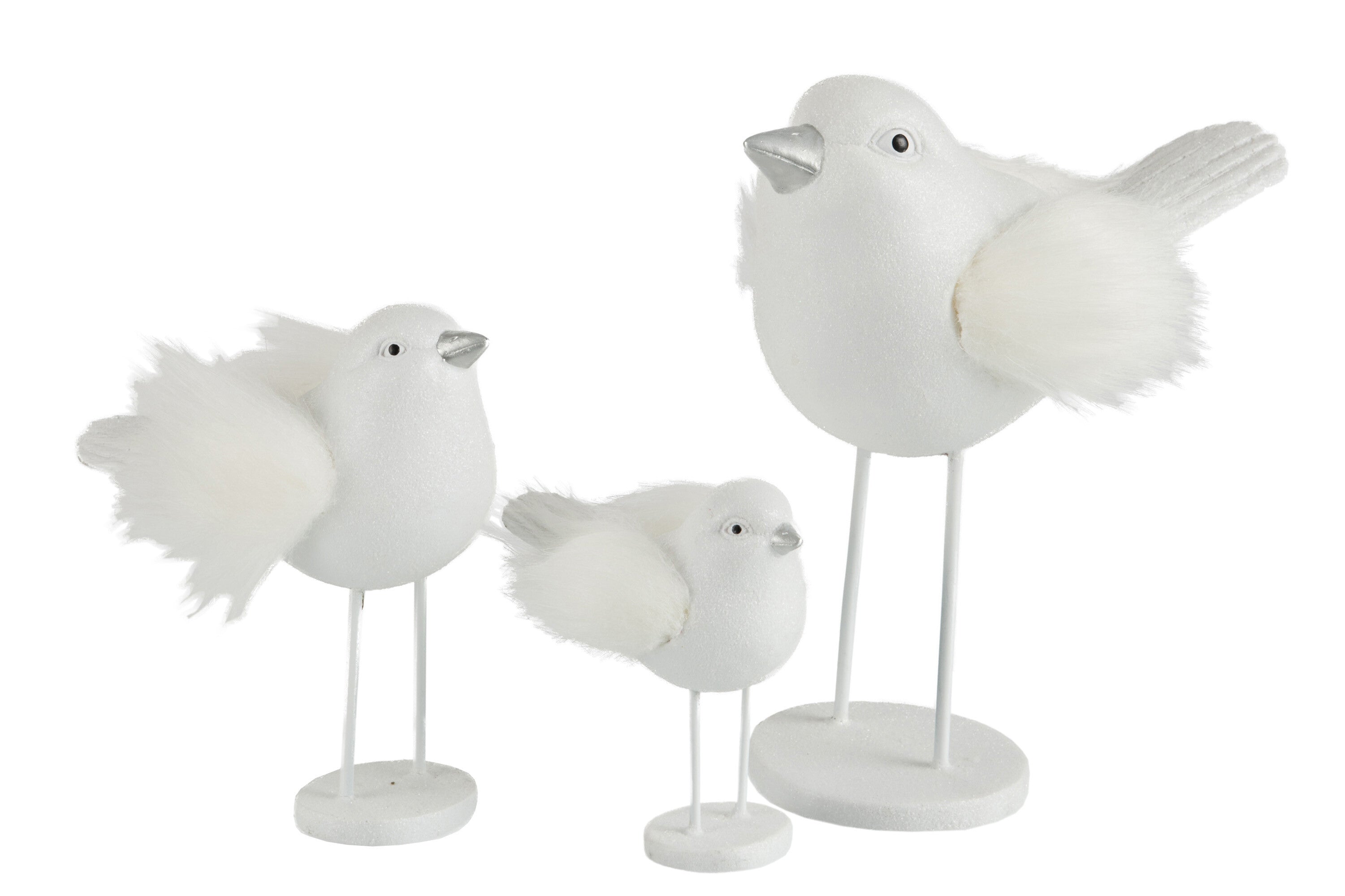 Vogel Poly/Nepbont Wit Groot