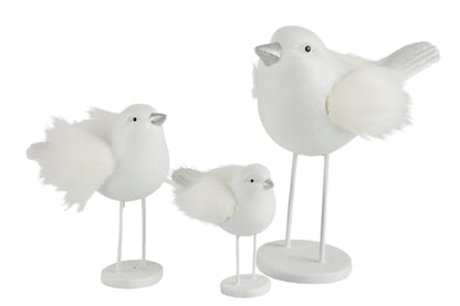 Vogel Poly/Nepbont Wit Groot